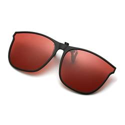 Long Keeper Polarisierte Sonnenbrille Clip für Brillenträger - Sonnenbrille Zum Aufstecken Polarisiert, Sonnenbrillen Aufsatz Brille Damen Herren von Long Keeper