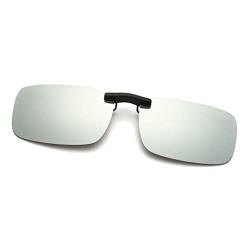 Long Keeper Polarisierte Sonnenbrille Clip für Brillenträger - Sonnenbrillen Aufsatz Brille Herren Damen, Sonnenbrillen Clip zum Fahren Angeln Outdoor von Long Keeper