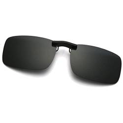 Long Keeper Polarisierte Sonnenbrille Clip für Brillenträger - Sonnenbrillen Aufsatz Brille Herren Damen, Sonnenbrillen Clip zum Fahren Angeln Outdoor von Long Keeper