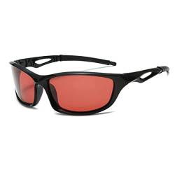 Long Keeper Polarisierte Sonnenbrille Sport für Herren Damen Fahrradbrille Radsportbrillen Sportbrille Sonnenbrille Outdoor UV400-Schutz von Long Keeper