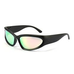 Long Keeper Polarisierte Sport Sonnenbrille Herren Damen - Sonnenbrille Polarisiert Angeln Fahrradbrille Laufbrille Sportbrille Wrap Around Brille Unisex UV400 von Long Keeper