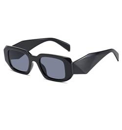 Long Keeper Sonnenbrille Damen Vintage – Unisex Mode Sonnenbrille Retro Sunglasses Woman Vintage Brille mit Quadratisch Unregelmäßig Rahmen von Long Keeper