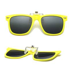 Long Keeper Sonnenbrillen Aufsatz Brille Polarisiert - Kinder Sonnenbrillen Clip Kinderbrille für Brille, Brillenträger, mit UV Schutz für Jungen Mädchen von Long Keeper