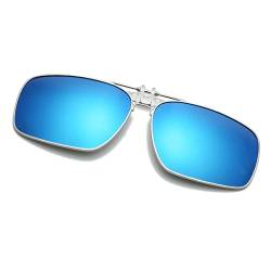 Long Keeper Sonnenbrillen Clip Polarisiert - Sonnenbrillen Aufsatz Brille, polarisierte Clip On sonnenbrille aufsatz für brillenträger Damen Herren von Long Keeper