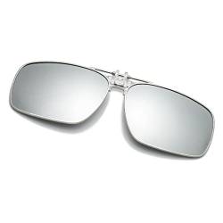 Long Keeper Sonnenbrillen Clip Polarisiert - Sonnenbrillen Aufsatz Brille, polarisierte Clip On sonnenbrille aufsatz für brillenträger Damen Herren von Long Keeper