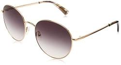 LONGCHAMP Damen LO101S Sonnenbrille, GOLD/SMOKE ROSE, 56 von Longchamp
