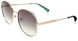 LONGCHAMP Damen LO161S Sonnenbrille, GOLD/GRADIENT GREEN, 59 von Longchamp