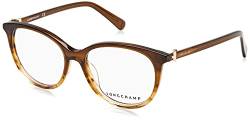 LONGCHAMP Damen LO2684 Sonnenbrille, STRIPED HONEY, 53 von Longchamp