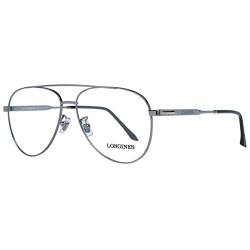 Longines Aviator Eyeglasses LG5003H 008 Gunmetal/Black 2.205 in 5003 von Longines