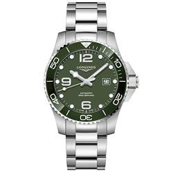 Longines HydroConquest Herren-Armbanduhr grün 43 mm Automatik Stahl L3.782.4.06.6 von Longines