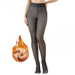 Lonnalee Thermostrumpfhosen für damen,Strumpfhosen Damen Winter,Perfekt Beine abnehmen Gefälschte durchscheinend Warm Fleece Pantyhose,Kein Pilling, Kein Hängenbleiben，Schwarz Durchsichtig von Lonnalee