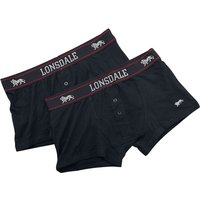 Lonsdale London Boxershort - Oakworth - M bis XXL - für Männer - Größe L - schwarz von Lonsdale London