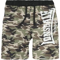 Lonsdale London - Camouflage/Flecktarn Badeshort - BALLYMENA - S bis XXL - für Männer - Größe L - woodland von Lonsdale London