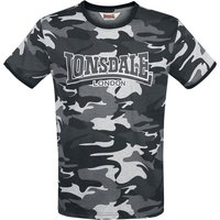 Lonsdale London - Camouflage/Flecktarn T-Shirt - Cobbett - S bis 3XL - für Männer - Größe M - camouflage von Lonsdale London