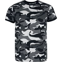 Lonsdale London - Camouflage/Flecktarn T-Shirt - GUNNISTA - S bis XXL - für Männer - Größe S - graucamo von Lonsdale London