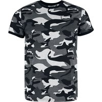 Lonsdale London - Camouflage/Flecktarn T-Shirt - GUNNISTA - S bis XXL - für Männer - Größe XXL - graucamo von Lonsdale London