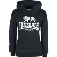 Lonsdale London Kapuzenpullover - Dihewyd - S - für Damen - Größe S - schwarz von Lonsdale London