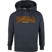 Lonsdale London Kapuzenpullover - Hooded Classic LL002 - S bis XXL - für Männer - Größe L - blau von Lonsdale London