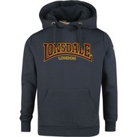 Lonsdale London Kapuzenpullover - Hooded Classic LL002 - S bis XXL - für Männer - Größe M - blau von Lonsdale London