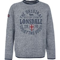 Lonsdale London Sweatshirt - Borden - S bis XXL - für Männer - Größe XXL - grau von Lonsdale London