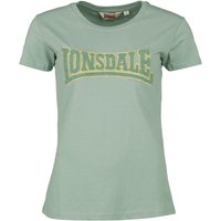 Lonsdale London T-Shirt - Aherla - XS bis XL - für Damen - Größe S - grün von Lonsdale London