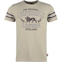 Lonsdale London T-Shirt - BROUSTER - S bis XXL - für Männer - Größe S - sand von Lonsdale London