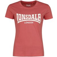 Lonsdale London T-Shirt - CARTMEL - XS bis XL - für Damen - Größe L - rot von Lonsdale London