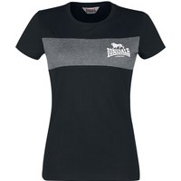 Lonsdale London T-Shirt - Dawsmere - XS bis 3XL - für Damen - Größe 3XL - schwarz von Lonsdale London