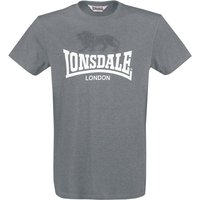 Lonsdale London T-Shirt - Gargrave - M bis 3XL - für Männer - Größe M - anthrazit von Lonsdale London