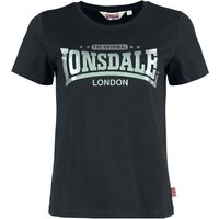 Lonsdale London T-Shirt - HARRAY - XS bis XXL - für Damen - Größe S - schwarz von Lonsdale London