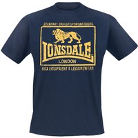 Lonsdale London T-Shirt - Hounslow - M bis 3XL - für Männer - Größe M - dunkelblau von Lonsdale London