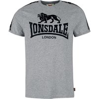 Lonsdale London T-Shirt - STOUR - S bis XXL - für Männer - Größe XL - grau von Lonsdale London