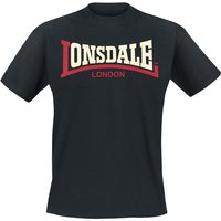 Lonsdale London T-Shirt - Two Tone - M bis 3XL - für Männer - Größe L - schwarz von Lonsdale London