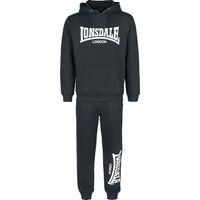 Lonsdale London Trainingsanzug - Cloudy - S bis XXL - für Männer - Größe L - schwarz von Lonsdale London