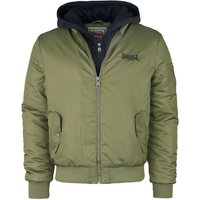 Lonsdale London Übergangsjacke - BALLINDEAN - S - für Männer - Größe S - oliv von Lonsdale London