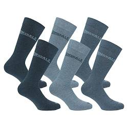 Lonsdale 6 Paar kurze Socken, mittlere Wadenhöhe, ausgezeichnete Baumwollqualität (Anthrazit, Mittelgrau, Melangegrau, 43-46) von Lonsdale