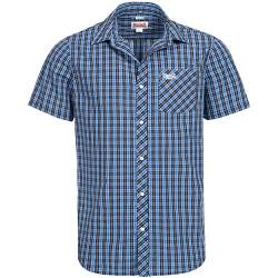 Lonsdale Brixworth Kurzarmhemd Hemd (L, Blue/White/Black) von Lonsdale