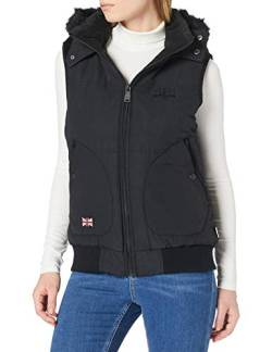 Lonsdale Damen Ansty Vest, Schwarz, M EU von Lonsdale