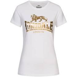 Lonsdale Damen Bantry T Shirt, Weiß, M EU von Lonsdale