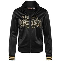 Lonsdale Damen Sancreed Kapuzensweatjacke, Black/Gold, L EU von Lonsdale