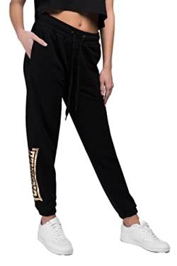 Lonsdale Frauen Jogginghose KERRYSDALE Black/Gold M 117400 von Lonsdale