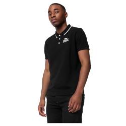 Lonsdale Herren BALLYGALLEY Poloshirt, Black/White, 56 von Lonsdale