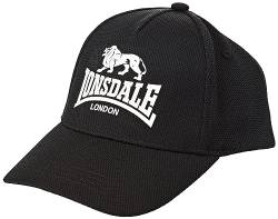 Lonsdale Herren BECKBURY Kappe, Black/White, Einheitsgröße von Lonsdale