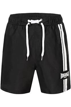 Lonsdale Herren Beachshorts Normale Passform DALNESSIE Black/White L 117355 von Lonsdale