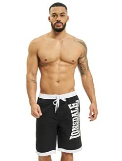 Lonsdale Herren CLENNELL Badehose, Schwarz/Weiß, L von Lonsdale