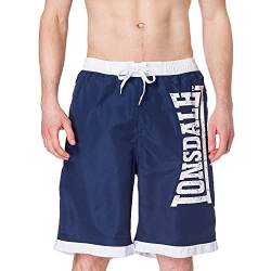 Lonsdale Herren Clennell Shorts, Navy/White, M EU von Lonsdale