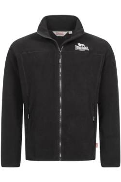 Lonsdale Herren Fleecejacke normale Passform ARDGOUR Black/White XXL von Lonsdale