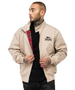 Lonsdale Herren Jacke schmale Passform CLASSIC Sand/Black/Tartan S von Lonsdale