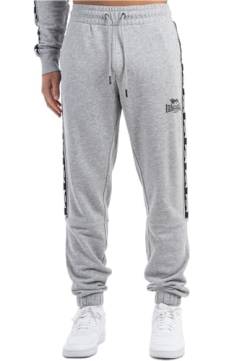 Lonsdale Herren Jogginghose Normale Passform GRUTNESS, Marl Grey/Black/White, M, 117562 von Lonsdale