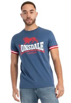 Lonsdale Herren KERGORD T-Shrit, Navy/Red/White, XXL von Lonsdale